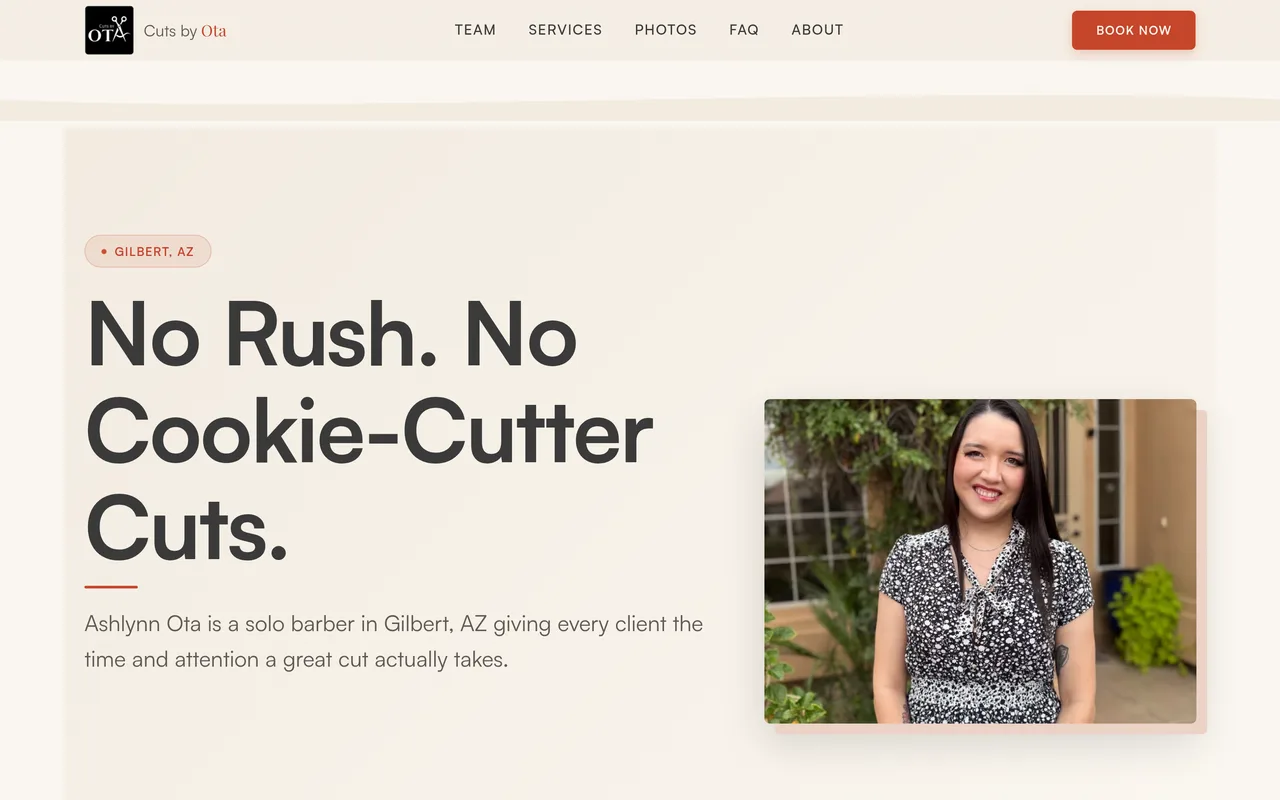 Cuts by Ota website